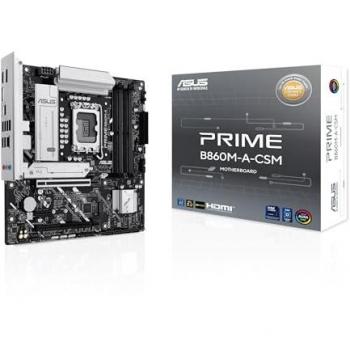 Placa Base Asus PRIME B860M-A-CSM Micro ATX LGA 1851, Intel B860, 4x DDR5, HDMI, 2x DP, PCIe 5.0 x16, 4x SATA