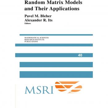 Modelos de Matrices Aleatorias y Sus Aplicaciones - Edición en Papel, Cambridge