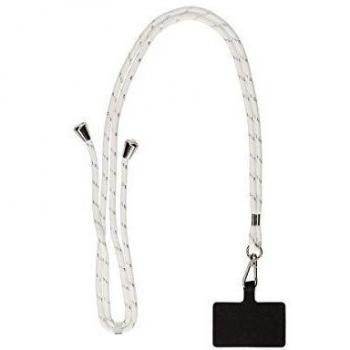 Colgante Universal KSIX con CORDÓN con Tarjeta para Smartphone Blanco