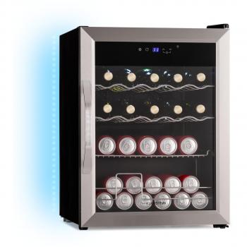 Klarstein Coachella 65 Nevera Inteligente para Bebidas | Control WiFi | Diseño en Acero Inoxidable | 60 L