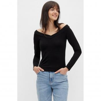 Top de mujer de manga larga escote off shoulders Pieces Maliva Off Shoulder