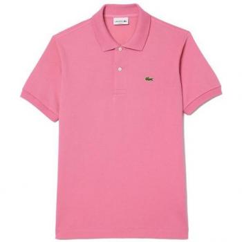 Lacoste Classic Fit L.12.12 Men's Short Sleeve Polo Shirt - Reseda Pink - Size XL