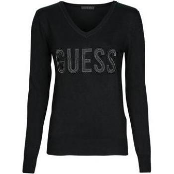 Suéter de V con Logo y Strass Guess Pascale para Mujer