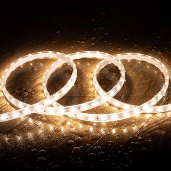 Tira LED 220V SMD2835 60LED/m Blanco Neutro IP65 Ancho 12mm Corte cada 100cm 1m