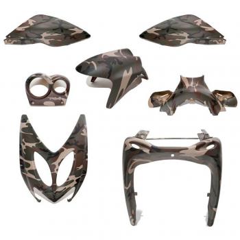 Revestimiento nitro, aerox, camo/ejército: Plateado. 7 estilos