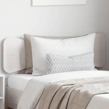 Cabecero de cama blanco 75 cm en madera maciza de pino
