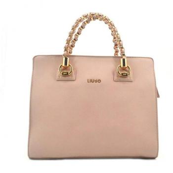Liu Jo Jeans - Bolso de asas para mujer Rosa Rosa 34 x 28 x 16 cm