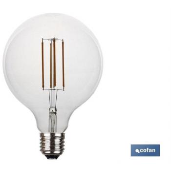 Bombilla LED Globo Claro E27 4W 380lm 2700K (Pack: 1)