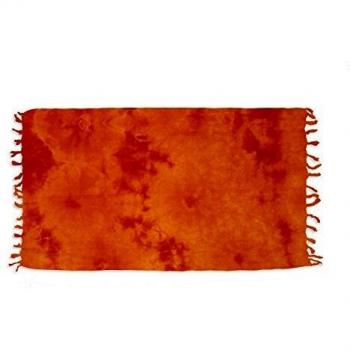 Futa de algodón 80x150 cm TIE AND DYE naranja