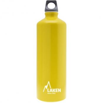 Cantimplora de Aluminio Laken Futura 1L Amarillo para Camping