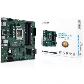 Placa Base ASUS Pro B660M-C-CSM micro ATX LGA 1700, Chipset Intel B660, 4xDDR5, USB-C Gen1, USB 3.2 Gen 1, HDMI, VGA,