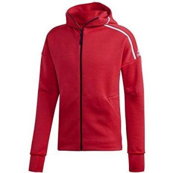adidas M Zne HD FR Chaqueta con Capucha, Hombre, Rojo