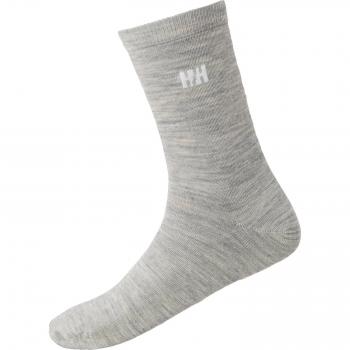 Calcetines Helly Hansen Everyday Wool 2pk gris (36-38)