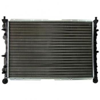 Radiador, refrigeración del motor THERMOTEC D7D009TT - Aluminio, Plástico, 558 378 34, Caja de cambios manual, Aletas unidas mecánicamente