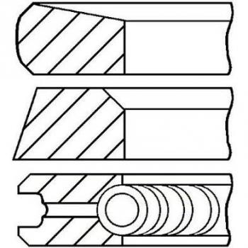 Juego de aros de pistón GOETZE ENGINE 08-440300-10