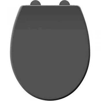 Tapa para Inodoro Dolceo Gris Mat con Cierre Silencioso y Desmontable 37 x 5,5 x 46,5 cm