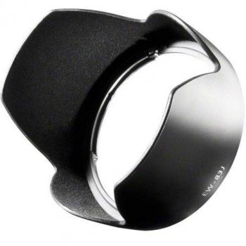 Walimex EW83J - Parasol para Canon EF-S 17 - 55 mm F/2.8 JS USM, color negro