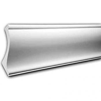 Cornisa Decorativa PROFHOME 150222 - Moldura de Estuco Clásica Blanca para Iluminación Indirecta 2 m