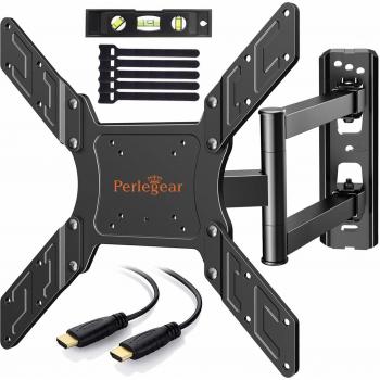Soporte TV de Pared Articulado Inclinable y Giratorio para Pantallas de 26-55 Pulgadas, hasta 45 kg, MAX VESA 400x400mm