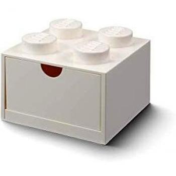 Caja de Almacenamiento LEGO Escritorio 4 Nudos - Blanca