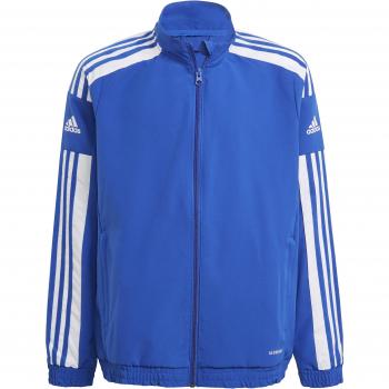 Chaqueta de fútbol adidas Squadra 21 presentación para niños, color azul real/blanco, unisex, tallas 11-12