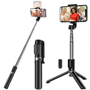 Yoozon Palo Selfie Trípode 3 en 1. Mini Selfie Stick Bolsillo para Selfies con Mando a distancia, palo extensible compatible con teléfonos iPhone y Andriod como iPhone, Samsung, Huawei, LG, Xiaomi etc