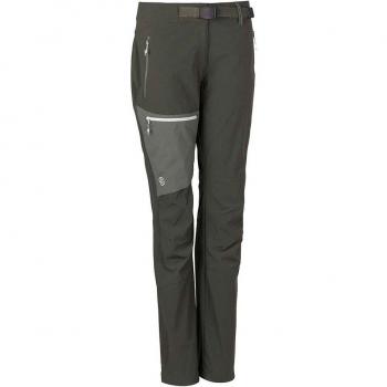 Pantalón largo Ternua Mikas para mujer, color verde oscuro, talla S