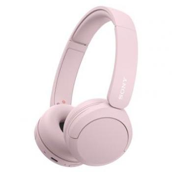 Auriculares Bluetooth Sony WH-CH520 Rosa, Inalámbricos, Sonido de alta calidad, Ligero, Hasta 50h de batería, Carga rápida