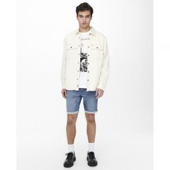 Only & Sons - Pantalones cortos vaqueros azules