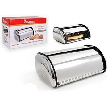 Panera Metal con Tapa 43.5x27.5x18cm