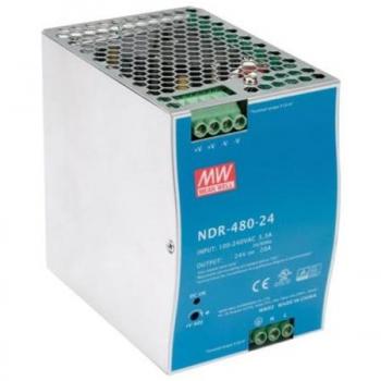 Fuente de alimentación Velleman - 1 salida - 480 W - montaje en carril DIN - 24 V 20 A - para uso industrial