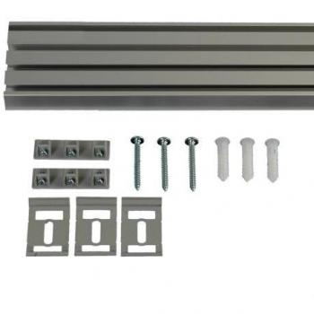 Cortina de ferrocarril 4-para jodernos para cortinas, cortina aluminio L 220 cm