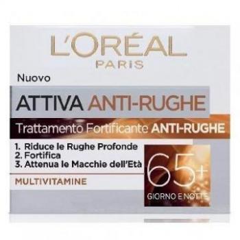 Crema Facial Antienvejecimiento L'oreal Attiva 65+ Día y Noche 50ml