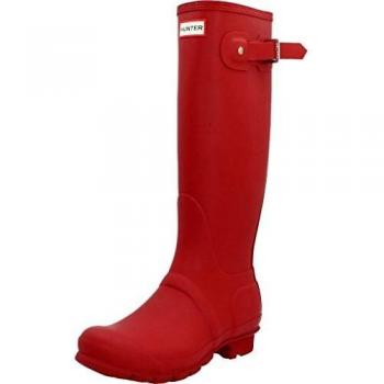 Hunter Women's Original Tall Wellingtons - Red - Size: 4