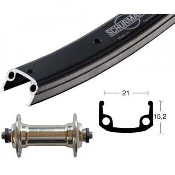 Bike-Parts V-RAD 75Alunabe Bicicleta de Paseo, Plata, Size
