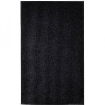 Felpudo negro de PVC 117x220 cm