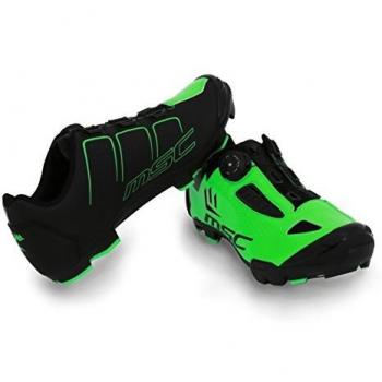 MSC Bikes Aero XC Zapatillas Ciclismo, Verde, T-45