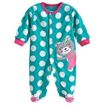 M&A MONO/PIJAMA PARA BEBÉ UNISEX GATO VERDE 9-12 MESES