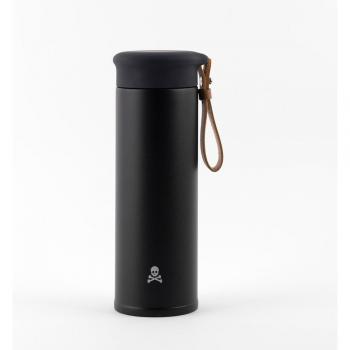 Botella de agua en acero inoxidable con tapón de rosca 500ml negro Scalpers Home