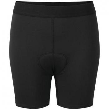 Dare 2B - Shorts de Ciclismo Recurrent para Mujer, cortos de ciclismo, diseño específico para mujer, tejidos transpirables y elásticos, acolchado estratégico para mayor comodidad en la bicicleta, costuras planas para