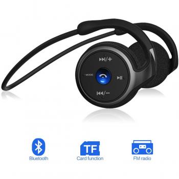 Auriculares Bluetooth 4,1 deportivos, 3-en 1 Cascos Bluetooth, Cascos inalámbricos con micrófono, soporte tarjeta TF jugar