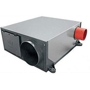 Ventilador de Recuperación de Calor Vortice - VMC Higrovariable Extraplano con 2 Salidas y 2 Enchufes, 3 Velocidades