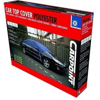 Funda para Coche de Poliéster Tamaño Pequeño (S) en Color Azul, Dimensiones 233x160x33 cm