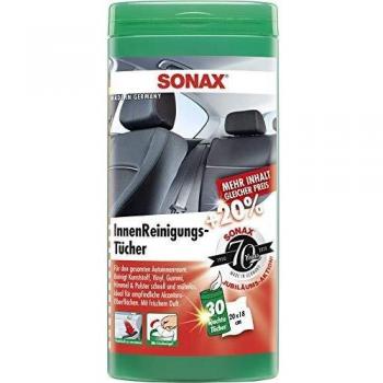 SONAX 04122000 - Toallitas limpiadoras para Interiores de Coche