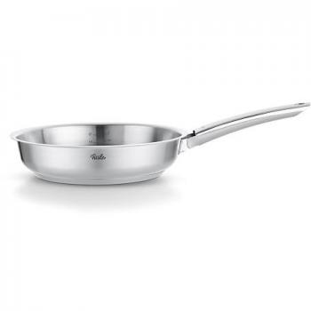 Sartén de Acero Inoxidable Fissler Pure Collection 24 cm con Fondo Superthermic y Apta para Horno hasta 230°C