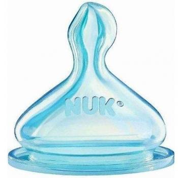 NUK First Choice - Pack de 2 tetinas de silicona, talla L, color blanco