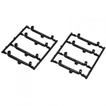 Kyosho- Bieletas Ajustables, Color Negro