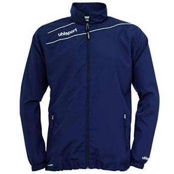 uhlsport Stream 3.0 Presentation Jacket para Hombre, Chaqueta Deportiva, Chándal, Ocio, Azul Marino/Blanco, XL