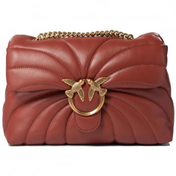 Pinko Women's Love Puff Classic Crossbody Bag in Bordeaux