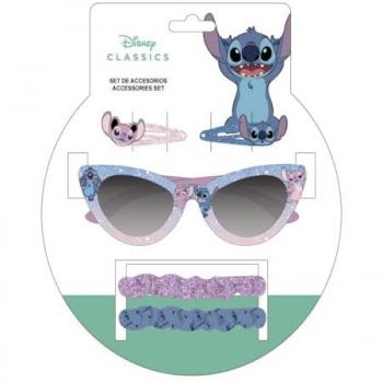 Set de Belleza Infantil con Gafas de Sol Stitch Multicolor Estándar Unisex Niños